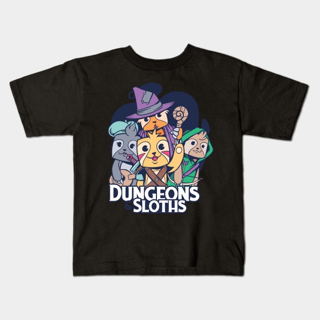 Fontaine Exclusives Dungeons & Sloths #135 Kids T-Shirt by Fontaine Exclusives